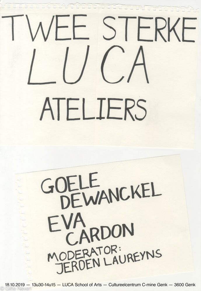 twee sterke LUCA ateliers